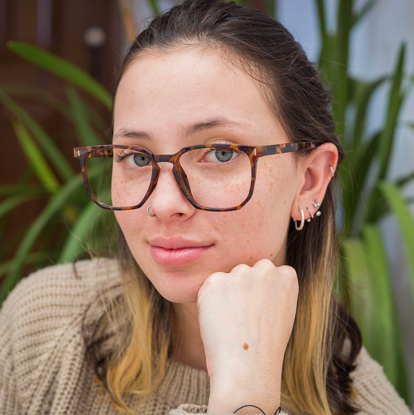 Montura de Gafas Mujer Lila