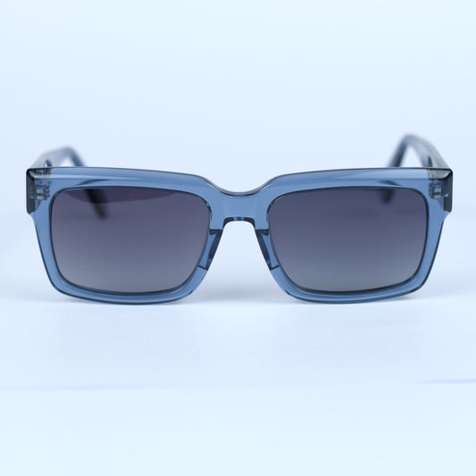 Gafas de sol unisex polarizadas con protección UV, fabricadas en material resistente de acetato.