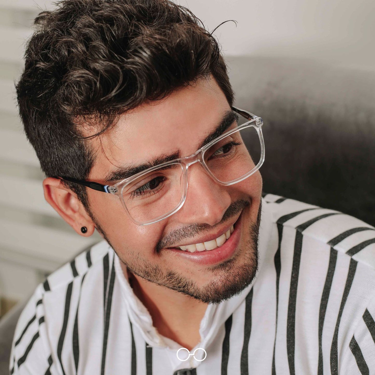 Lentes Para Hombre Anteojos Marco Transparente Montura De Gafas